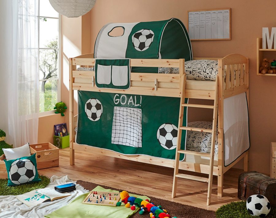 Ticaa Etagenbett Erni Country-V Kiefer Natur Motiv von TICAA