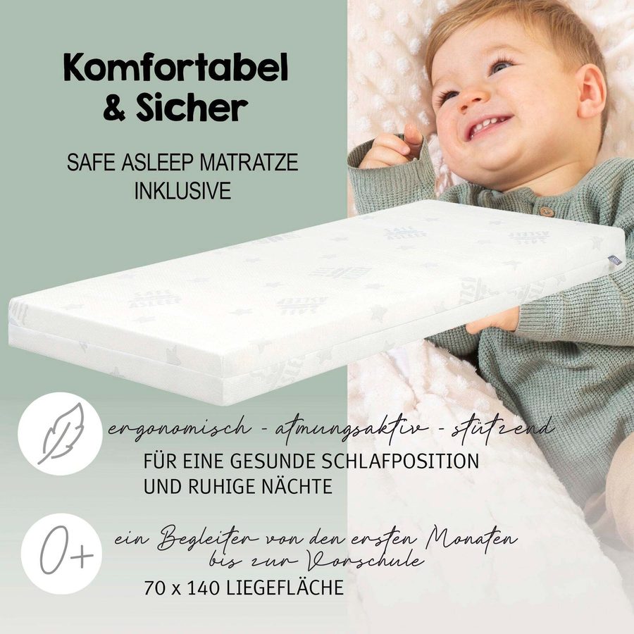 Roba Kinderbettset, 70 x 140 cm Woodland Buddies von roba