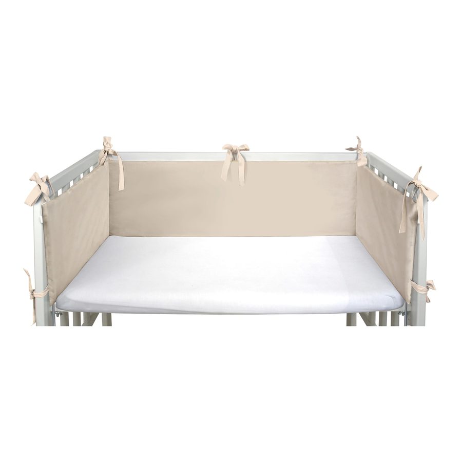 Bornino Home Nestchen für Beistellbett uni 26x170 cm von BORNINO HOME