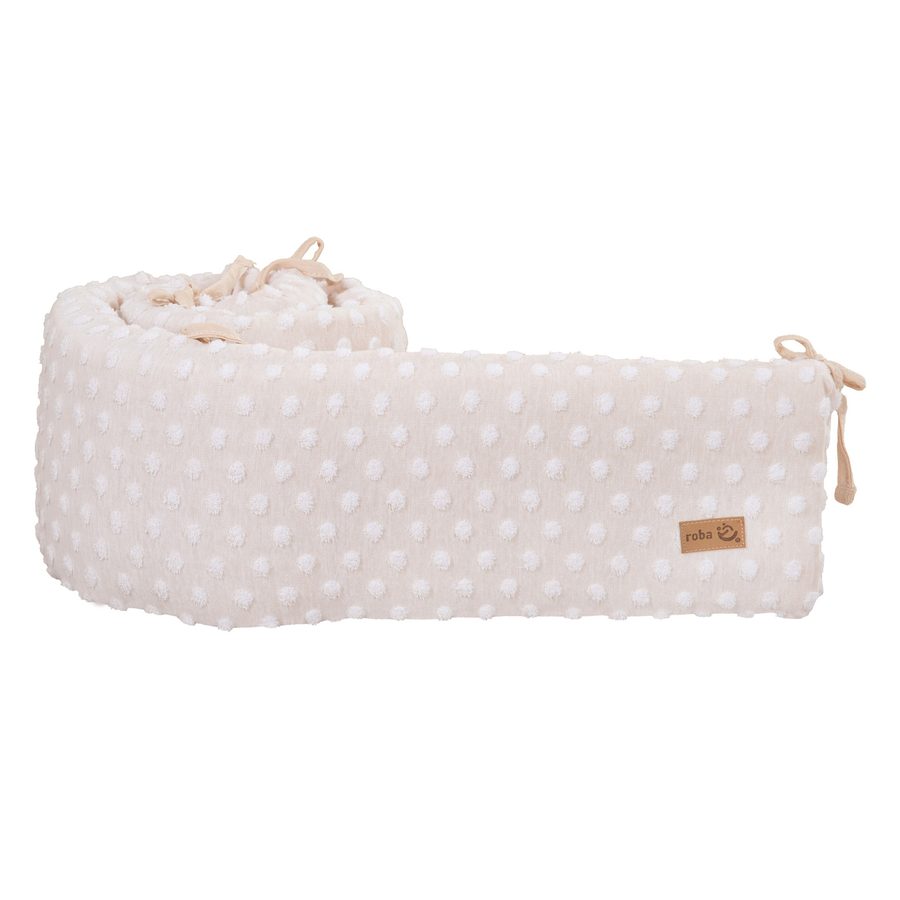 Roba Nestchen passend für Babybetten 60x120cm oder 70x140 cm frosty almond von roba