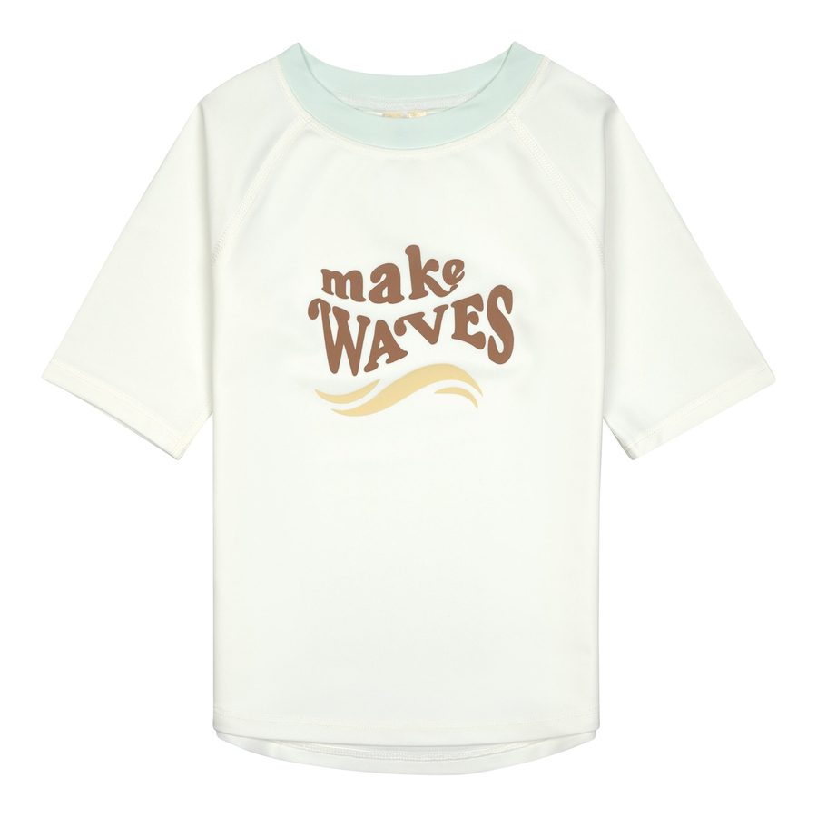 Lässig Bade-T-Shirt mit UV-Schutz Welle