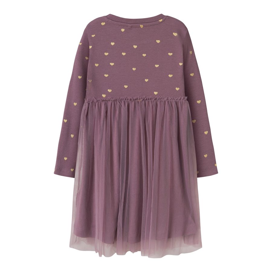 Name It Kleid langarm Herzen Tüllrock