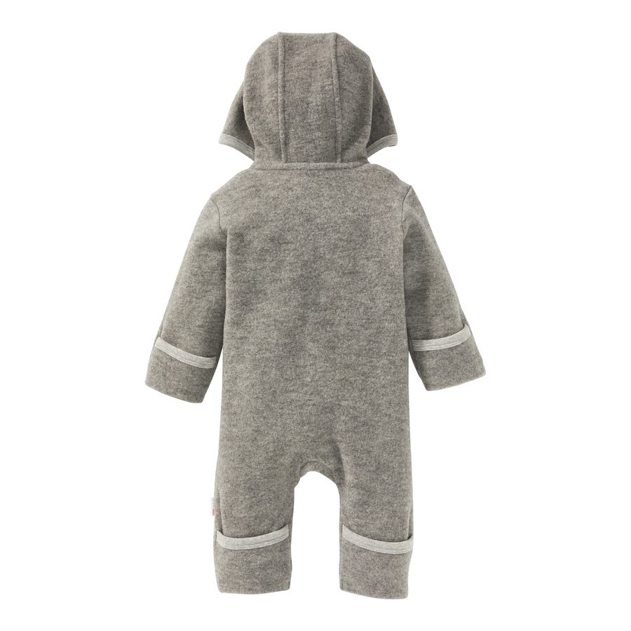 Bornino Wollfleece-Overall mit Klappbündchen aus Merinowolle