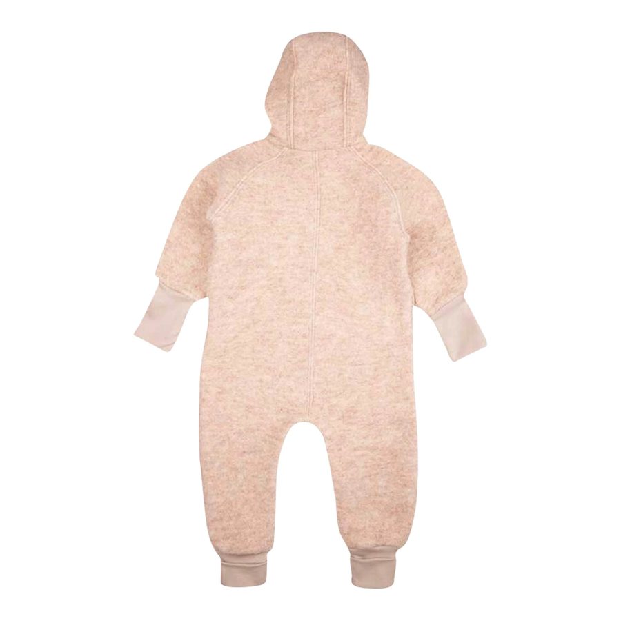 Pure Pure Wollwalk-Overall mit Kapuze und Klappbündchen