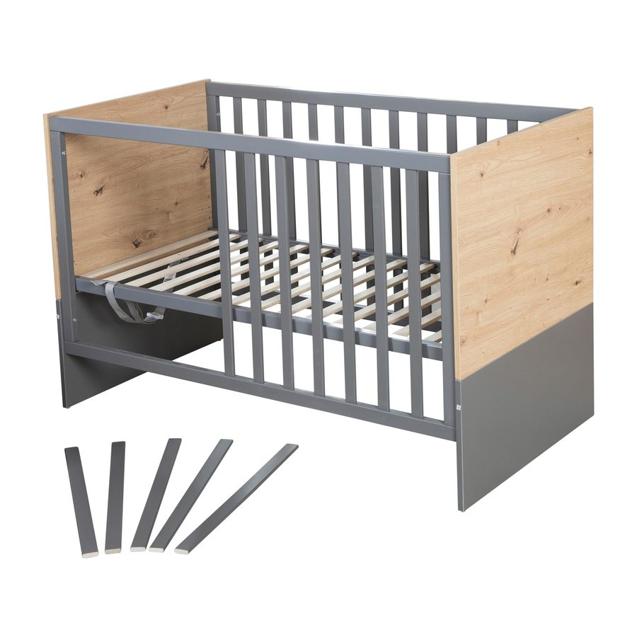 Roba Baby- & Beistellbett 60x120cm Anna von roba