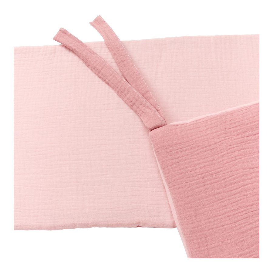Bornino Home Wende-Nestchen für Beistellbett Musselin 26x166 cm von BORNINO HOME