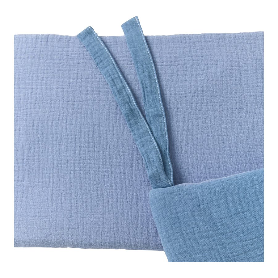 Bornino Home Wende-Nestchen für Beistellbett Musselin 26x166 cm von BORNINO HOME