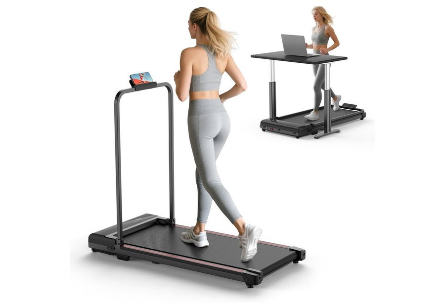Favofit Laufband klappbar für zur hause, 1–6 km/h, 2,0 PS, Ultra-Flach bis 120 kg von Favofit