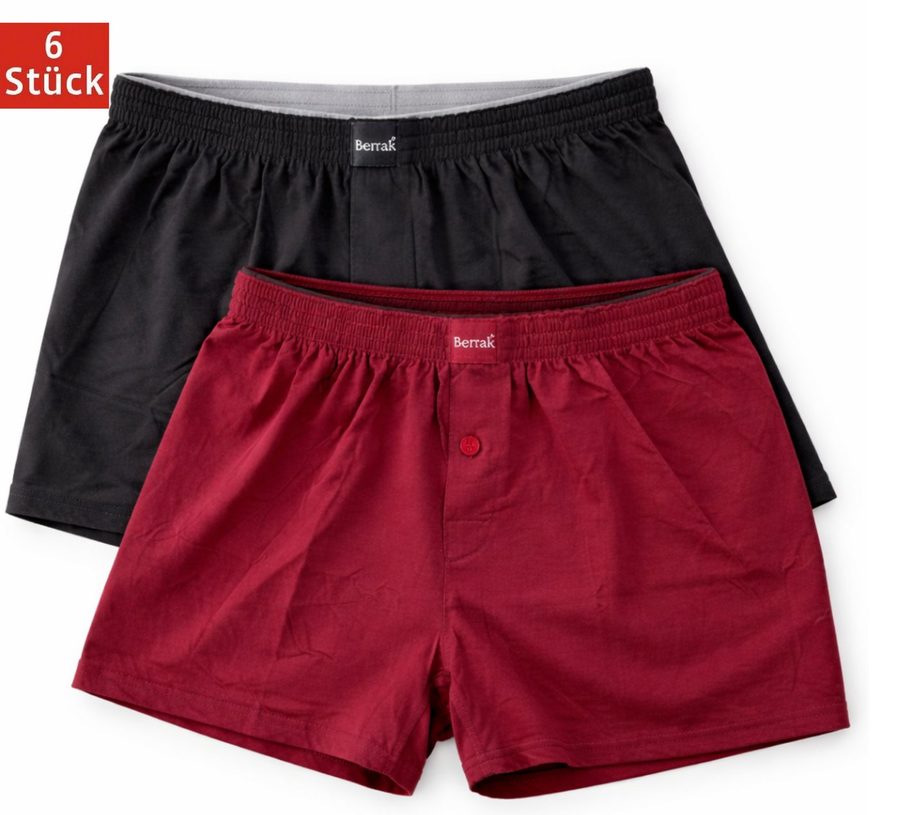 DDOnlineShop Boxershorts (6 er-Pack) unterhosen für Herren (Spar-Set, 6-St., 6er-Pack) Premium Qualität 1099