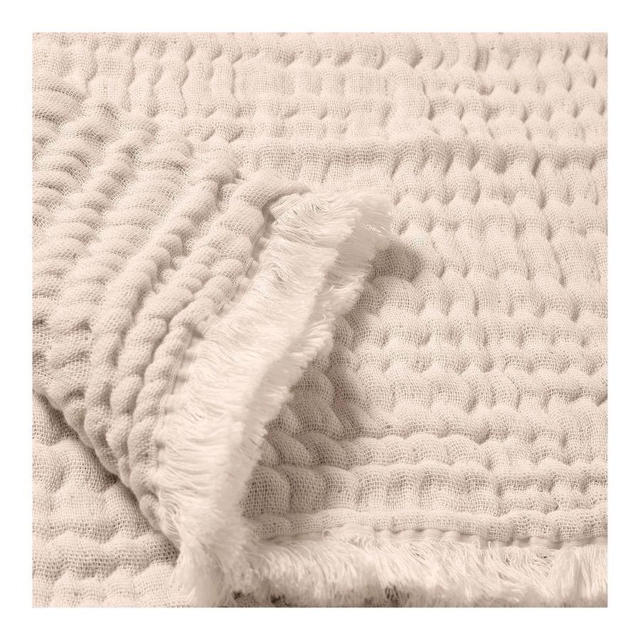Nordic Coast Company Babydecke Musselin Fransen 80x80cm von Nordic coast company