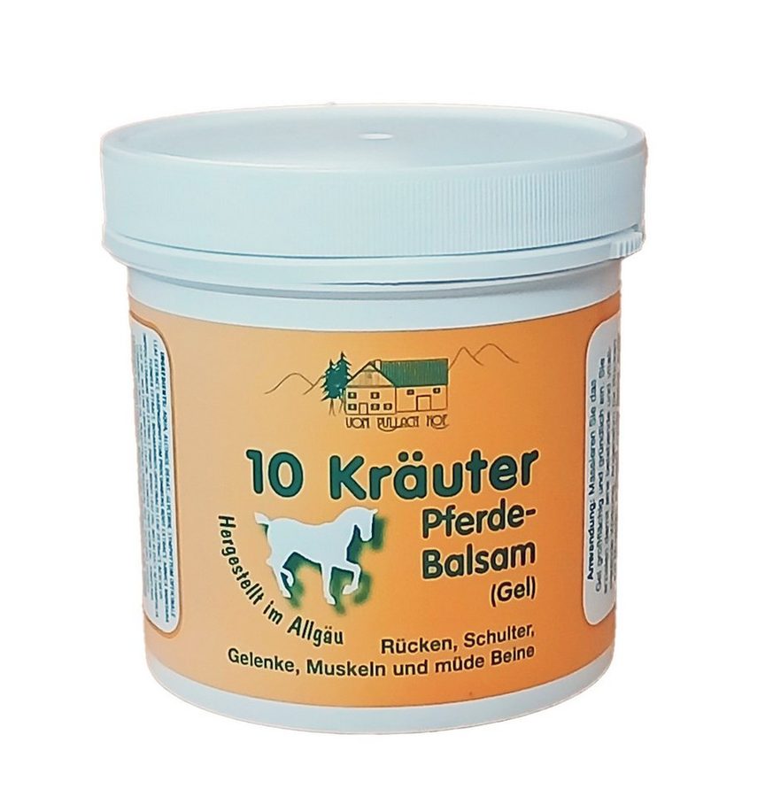 vom Pullach Hof Körpercreme 10 KRÄUTER PFERDEBALSAM 250ml für Gelenke und Muskeln Pferdesalbe 57, Körpercreme Sportgel Balsam Sport Creme Gel von vom Pullach Hof