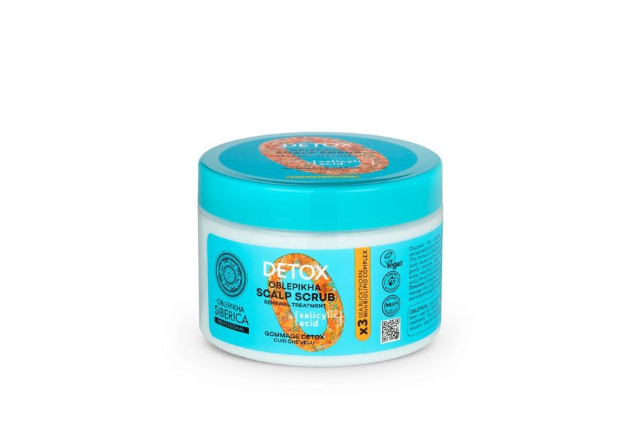 Natura Siberica Kopfhautpeeling Oblepikha O Detox Scalp Scrub. Für alle Haartypen, 300 ml