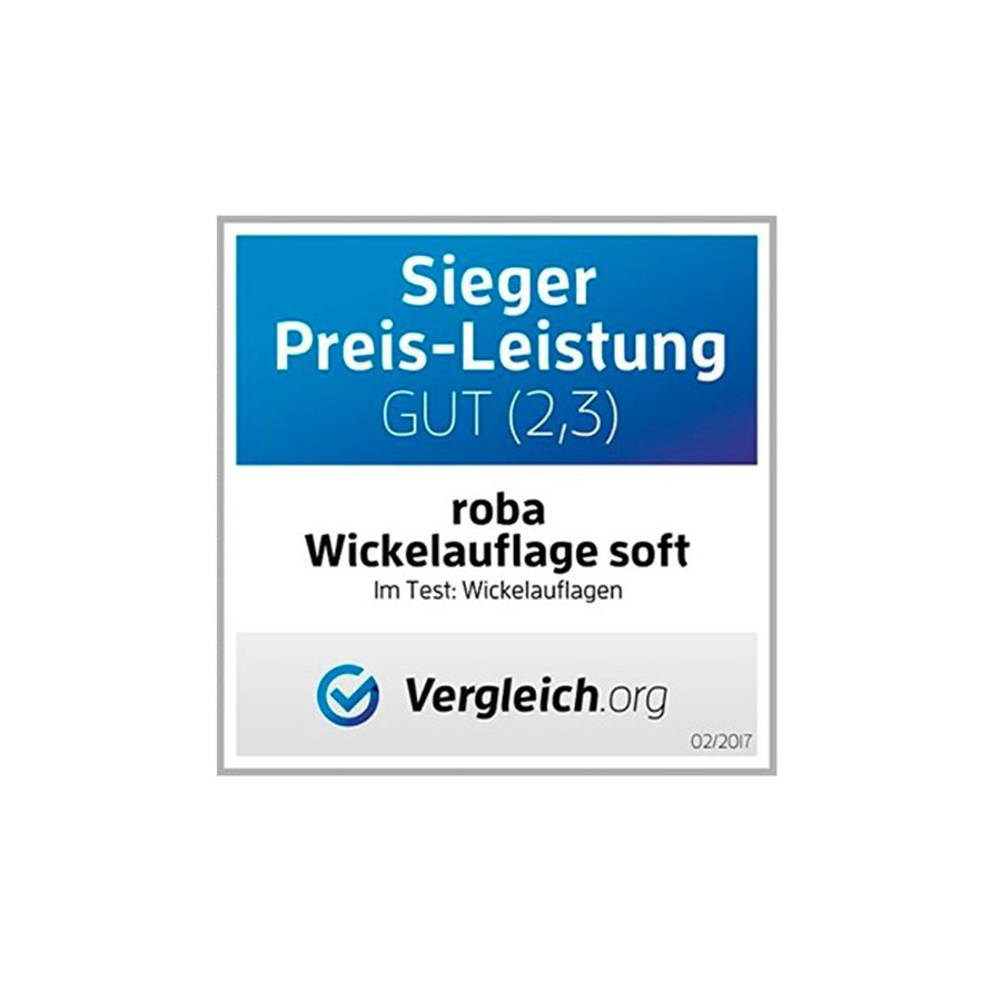 Roba Wickelauflage soft Fox & Bunny