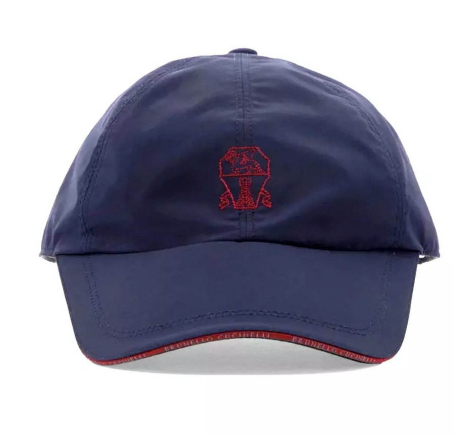 BRUNELLO CUCINELLI Baseball Cap Baseballkappe Cap mit Logo-Stickerei Made in Italy – höchste Qualität und Handwerkskunst.