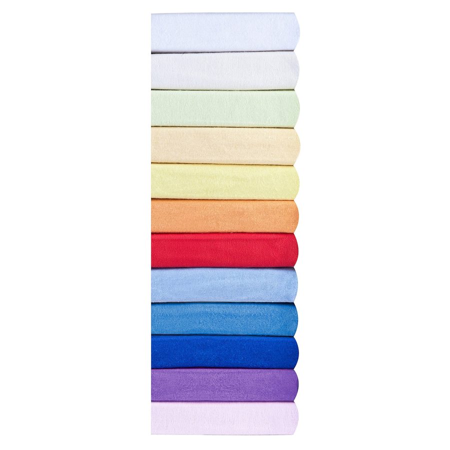 Bornino Home Feinbiber-Spannbetttuch 60x120 cm - 70x140 cm