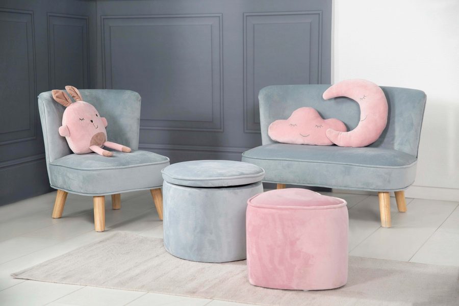 Roba Kinderhocker oval mit Aufbewahrungsfunktion