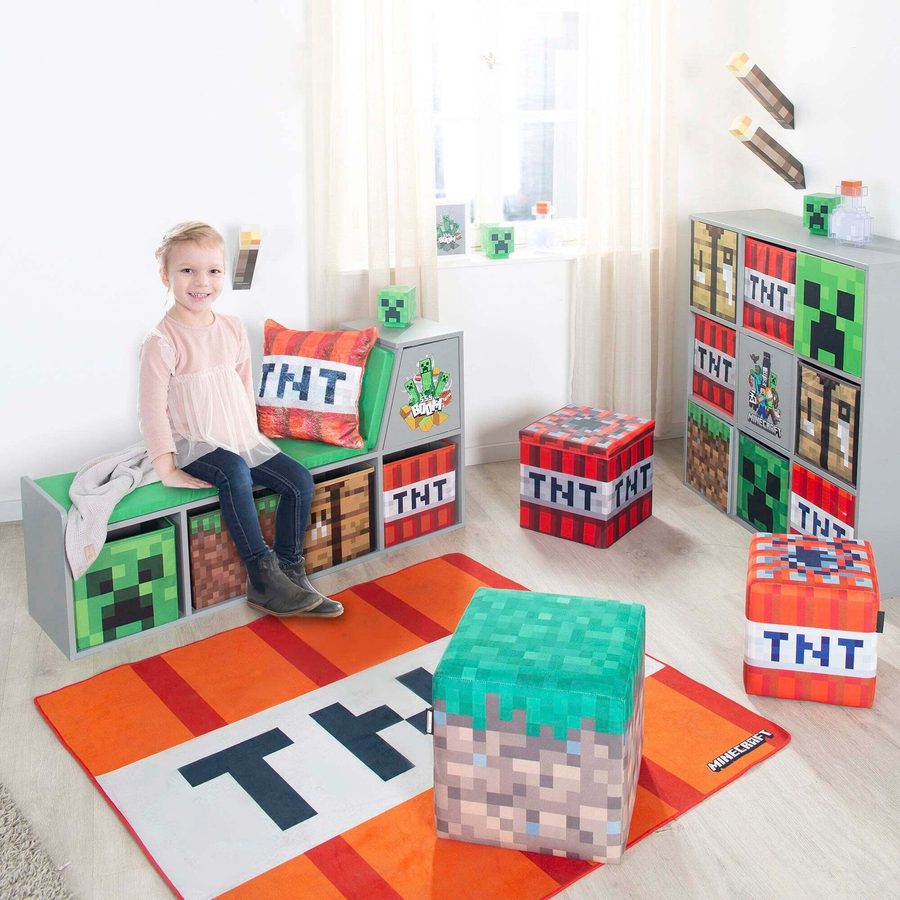 Roba Pouf, Ottomane, 2er Set, gepolstert Minecraft
