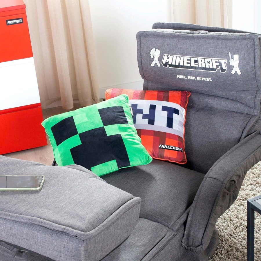 Roba Dekokissen inkl Füllung, Creeper, Samt Minecraft