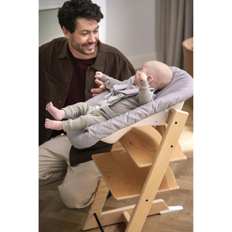 Stokke® Tripp Trapp® Bundle Treppenhochstuhl inkl. Newbornset Light Grey & Babyset