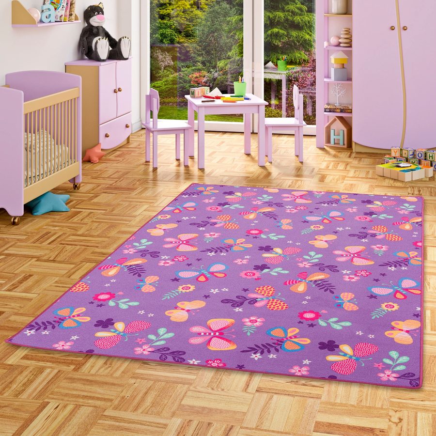 Snapstyle Kinder Spiel Teppich Schmetterling