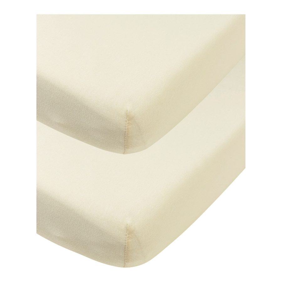 Meyco Baby 2er-Pack Jersey-Spannbetttücher 60x120 cm