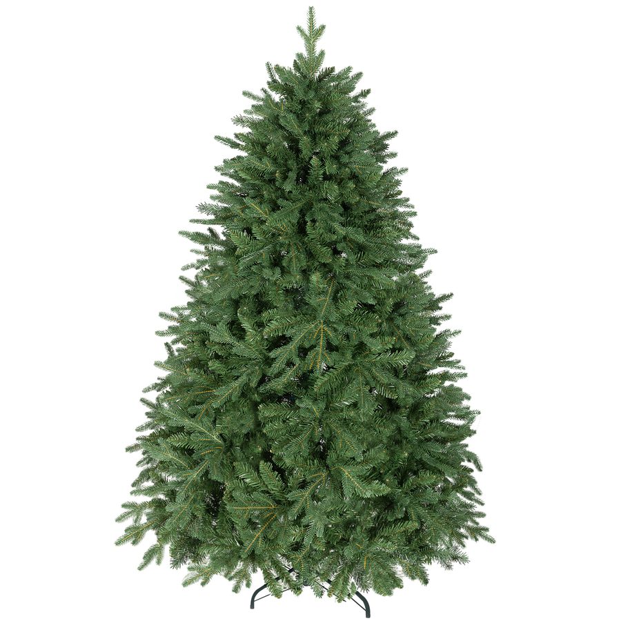 HOMCOM Künstlicher Weihnachtsbaum 180 cm Kiefernbaum künstlich mit 3026 Spitzen Christbaum Weihnachtsdeko inkl. Metallständer für drinnen   Aosom