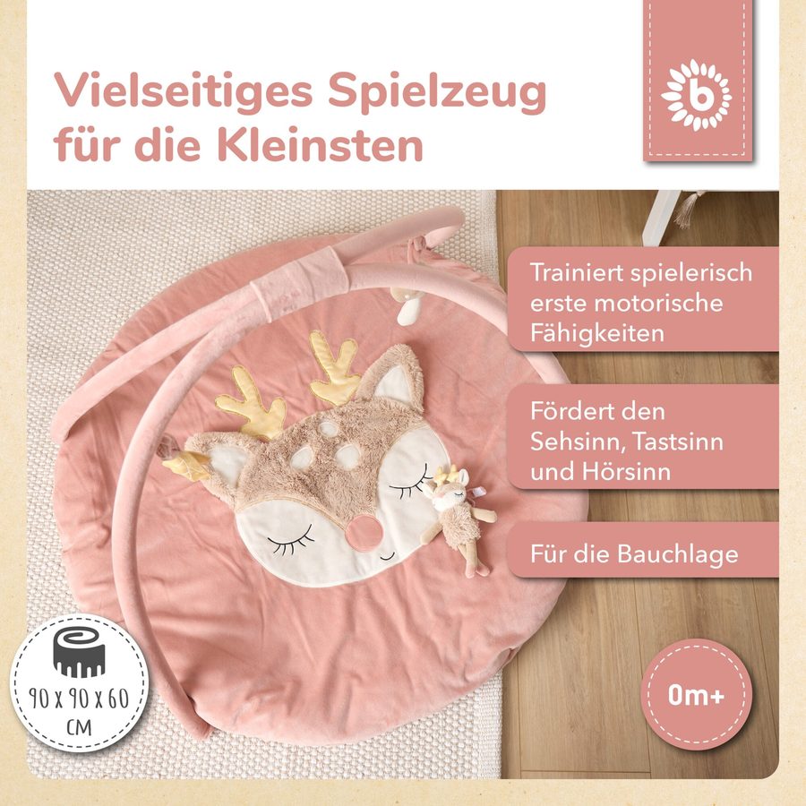 Bieco Spieldecke mit Activitybogen Reh Ella