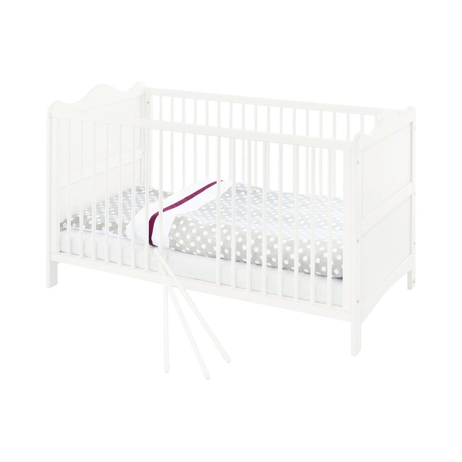 Pinolino 2-tlg. Babyzimmer Florentina extrabreit, inkl. extrabreitem Regalaufsatz