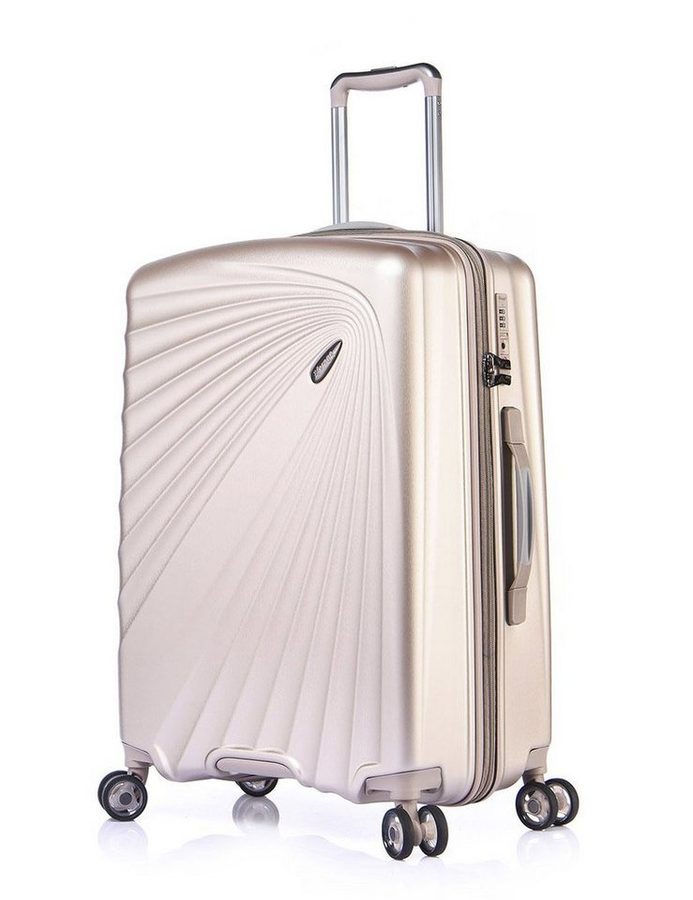 Verage Hartschalen-Trolley Kinetic M 24''Hartschalenkoffer, 4 Rollen, Volumenerweiterung, 4-Doppelrollen, TSA-Zahlenschloss Koffer von Verage