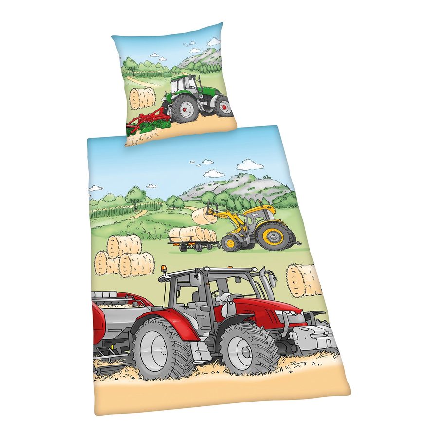 Herding Renforcé-Bettwäsche Traktor 80x80 / 135x200 cm