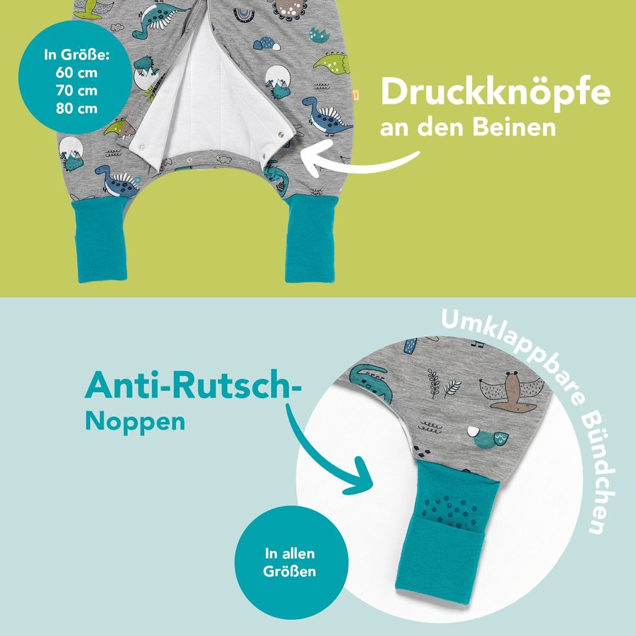 Schlummersack Schlafsack mit Füßen 1.0 Tog von schlummersack