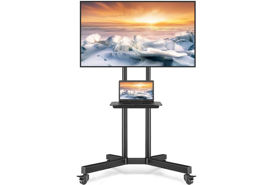 Rfiver TV-Ständer TV Rollwagen Höhenverstellbar für 32-80 Zoll Fernseher bis zu 50 KG, (bis 80 Zoll, 1-tlg., Max VESA 600x400 mm)