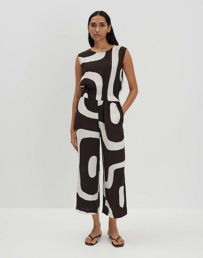 someday Jumpsuit CETURAL mit abstrakten Print