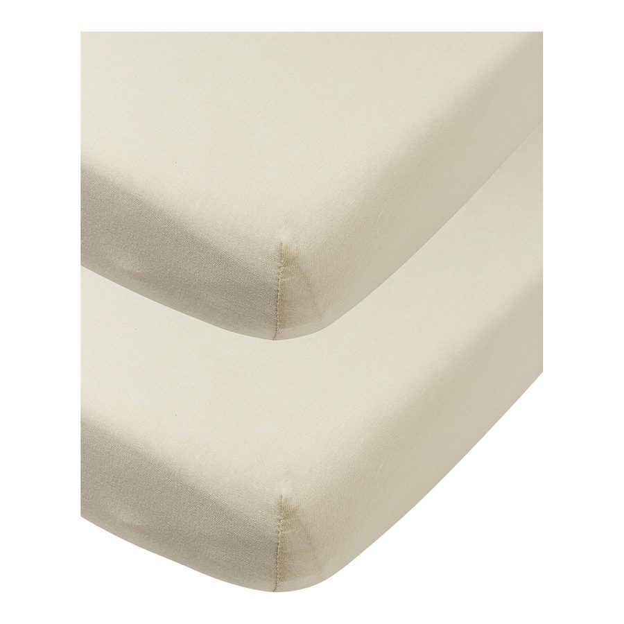 Meyco Baby 2er-Pack Jersey-Spannbetttücher 70x140 - 70x150 cm