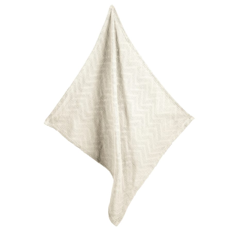Roba Decke in Strickoptik 'Seashells' oyster von roba