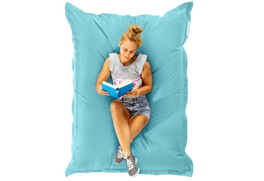 Green Bean Sitzsack XXL Outdoor Sitzsack Square 140x180cm (XXL Riesensitzsack 140x180cm 380 Liter Kinder & Erwachsene Bean Bag EPS Perlen Füllung, Groß Draußen Outdoor Liegekissen), Waschbar Wetterfest Lounge Sitzkissen Bodenkissen