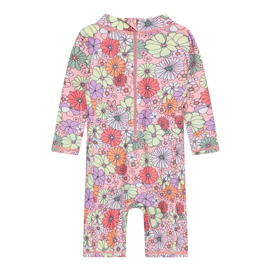 Colorkids Schwimmanzug lang mit UV-Schutz Blumen von Colorkids