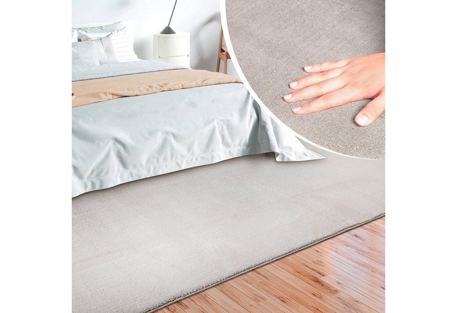 merinos Teppich Loft 37, Kunstfellteppich, rechteckig, Höhe: 16 mm, weich und kuschelig, Fell Haptik, Anti-Rutsch-Unterseite von merinos