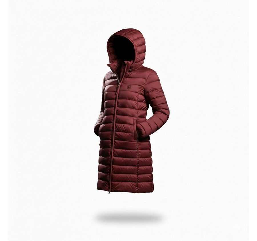 Geographical Norway Steppmantel Damen Outdoorjacke Regenjacke Frühling Leicht Lange