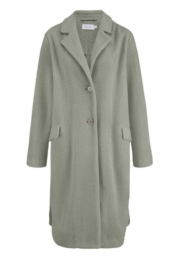 Hessnatur Wollmantel Wollfleece Regular aus Bio-Merinowolle mit (1-tlg)