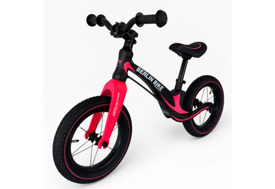 BERLIN BIKE Laufrad Magnesium Kinderlaufrad 12-Zoll - ideales Geschenk für Kinder 12 Zoll, Spielerisch Balance und Motorik fördern