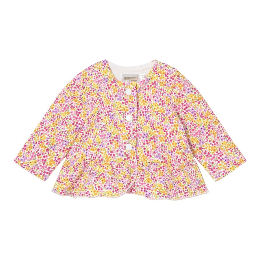 Mayoral 3-tlg. Set T-Shirt, Jacke und Leggings Blumen von Mayoral