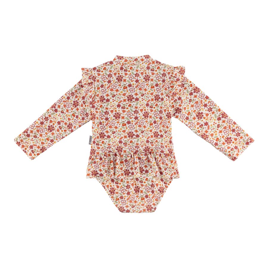 Sterntaler Badeanzug langarm mit UV-Schutz Blumen von Sterntaler