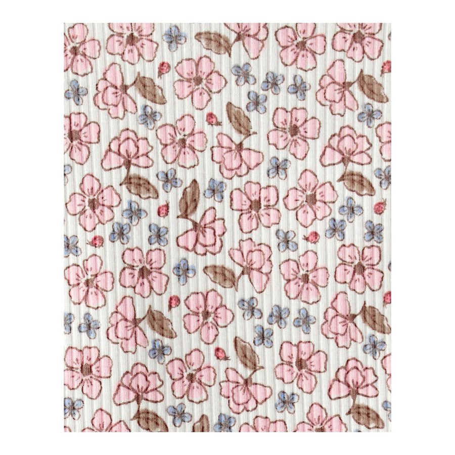 Carter's 2-tlg. Set Body kurzarm und Leggings Blumen Rippqualität von Carter's