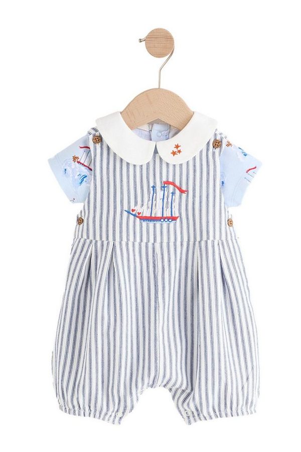 Next Shirt & Hose Cath Kidston Baby-Latzhose aus 100 % Baumwolle (2-tlg)