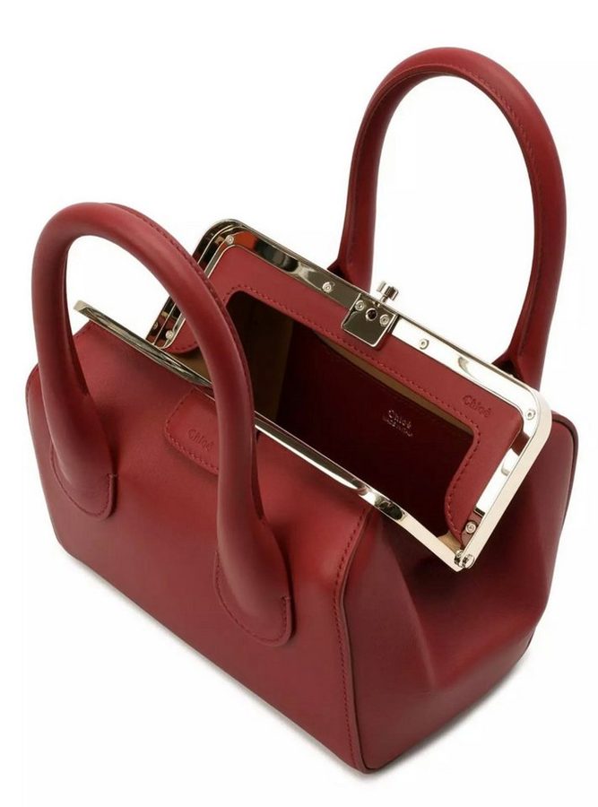 Chloé Umhängetasche Joyce Frame Schultertasche Crossbody Handtasche Tasche, Abnehmbarer und verstellbarer Schulterriemen für vielseitiges Tragen