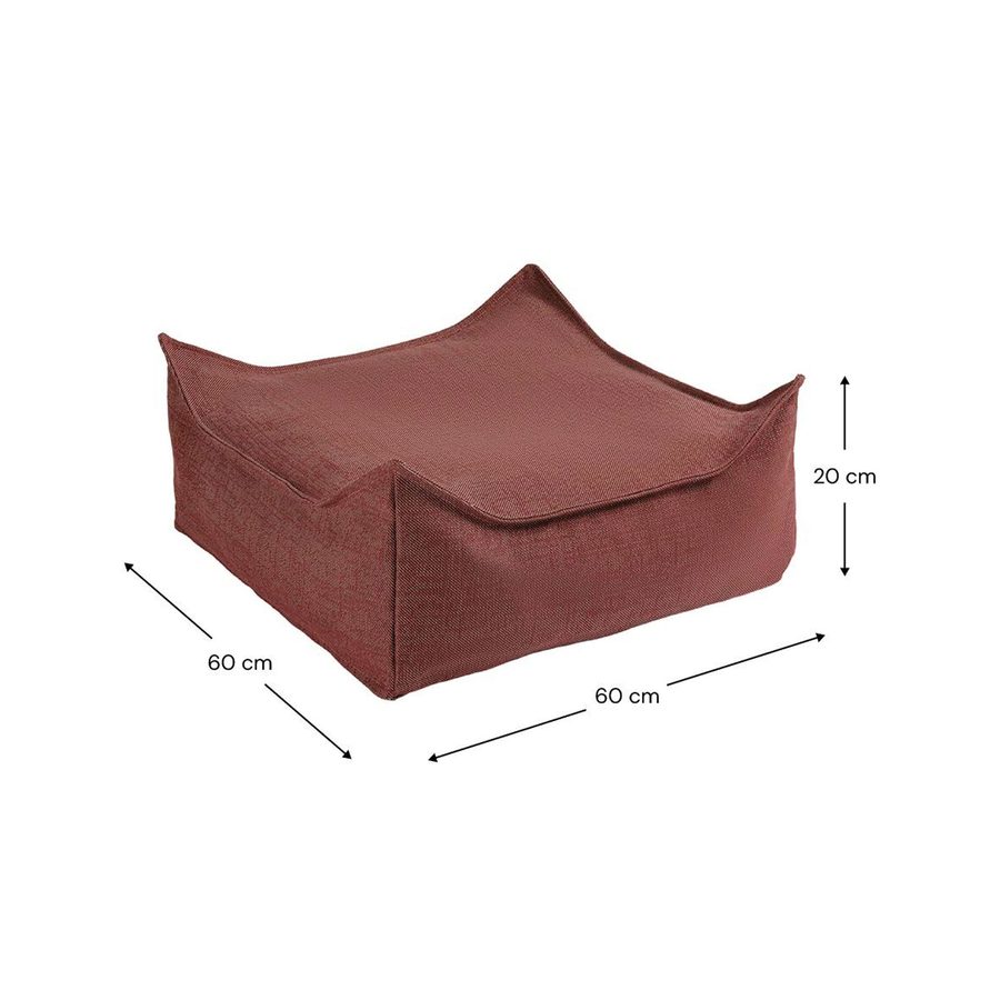 Wigiwama Sitzsack Outdoor quadratisch von wigiwama