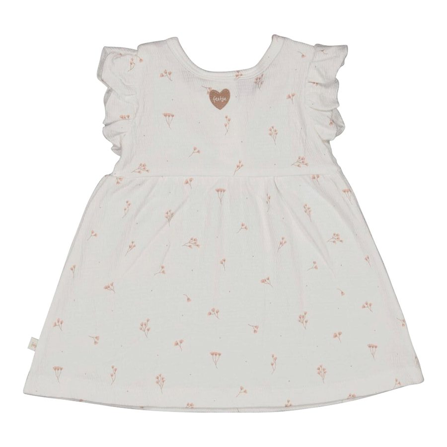 Feetje Kleid mit Flügelarm Blumen gekreppt