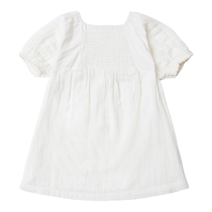 Noppies Kleid kurzarm Leinenoptik