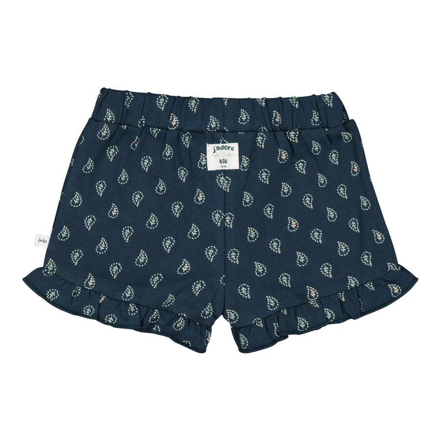 Feetje Krepp-Hosenrock Paisley Volant